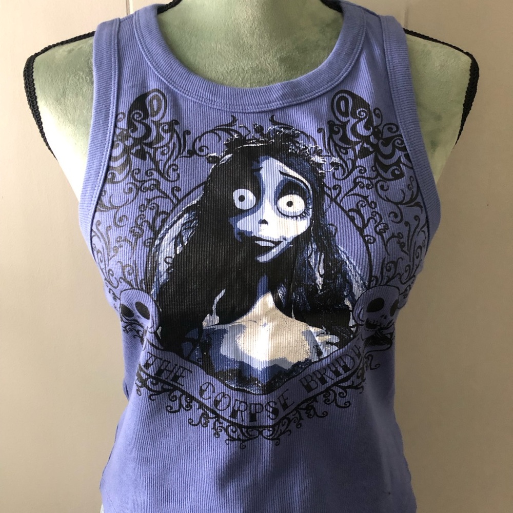 Corpse Bride Graphic Tank Top - Blue